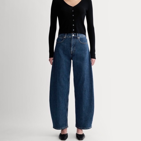 Everlane Denim - EVERLANE The Way High Curve Jean Women's 29L in Ocean Dark Wash Denim
